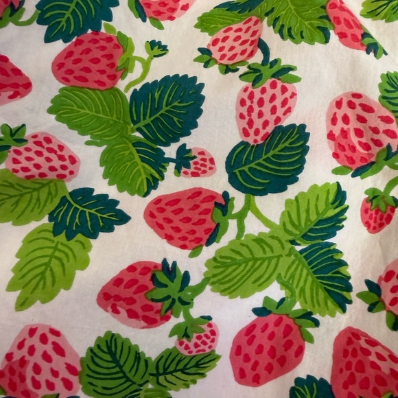 Printfresh Strawberry Fields 3pc pajama set Sz S top shorts cropped pants - Picture 13 of 16